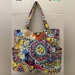 Vera Bradley Multicolor Quilted Tote Bag